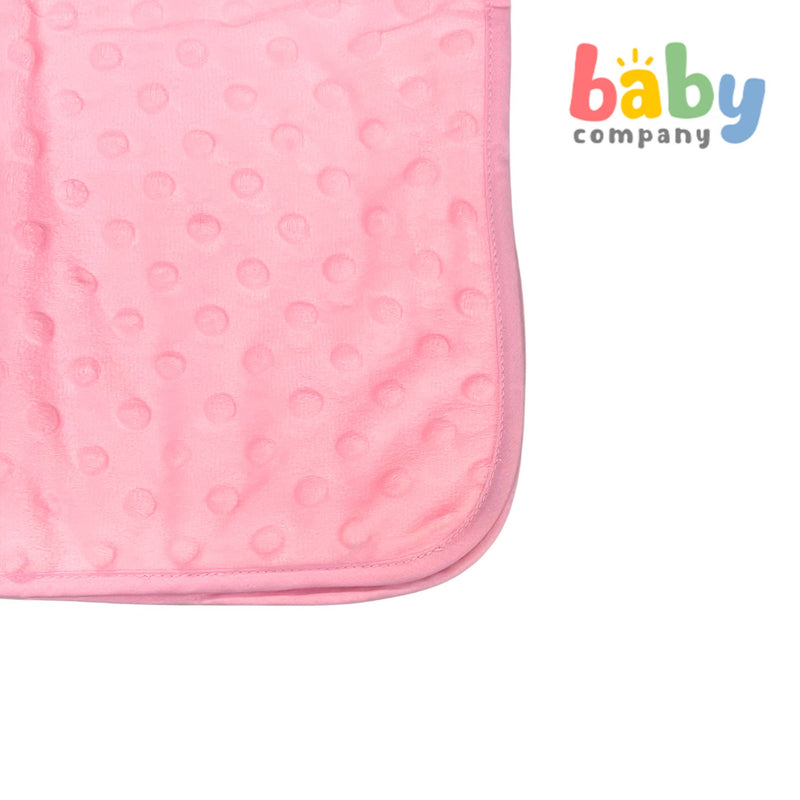 Bloom Baby 30x30 Mink Blanket - Pink