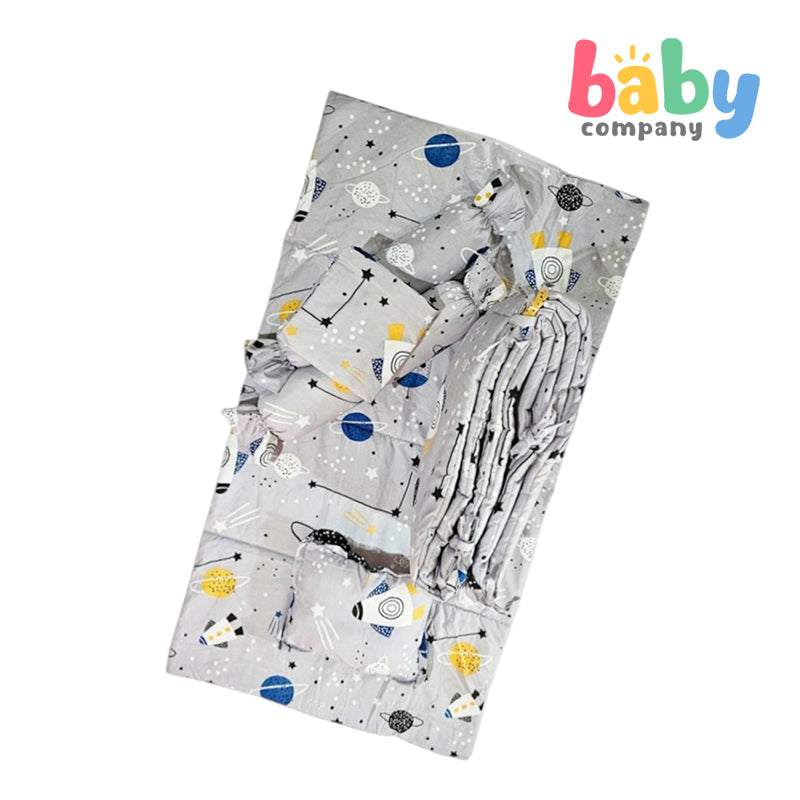 Bloom 6pcs 28x52 Crib Bedding Set - Outer Space