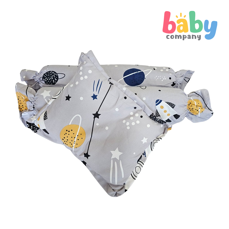 Bloom Bolster & Pillow Set - Outer Space