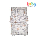 Bloom 6pcs 28x52 Crib Bedding Set - Monkey