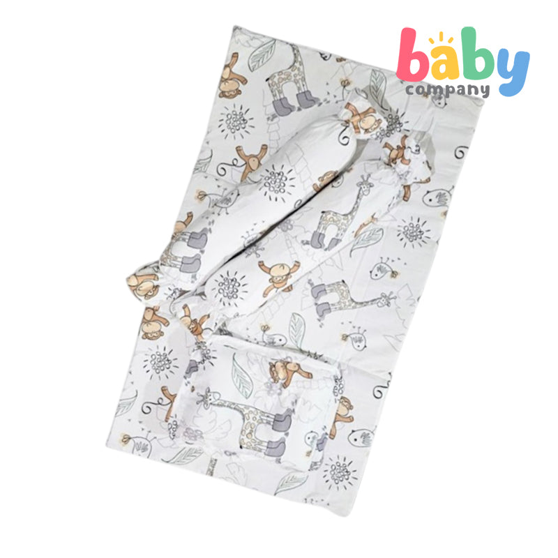 Bloom 4pcs 28x41 Crib Bedding Set - Monkey