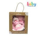 Bloom Baby Knitted Blanket With Plush Toy Set - Flamingo
