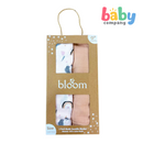 Bloom 2-Packs Muslin Cloth - Pink/Unicorn