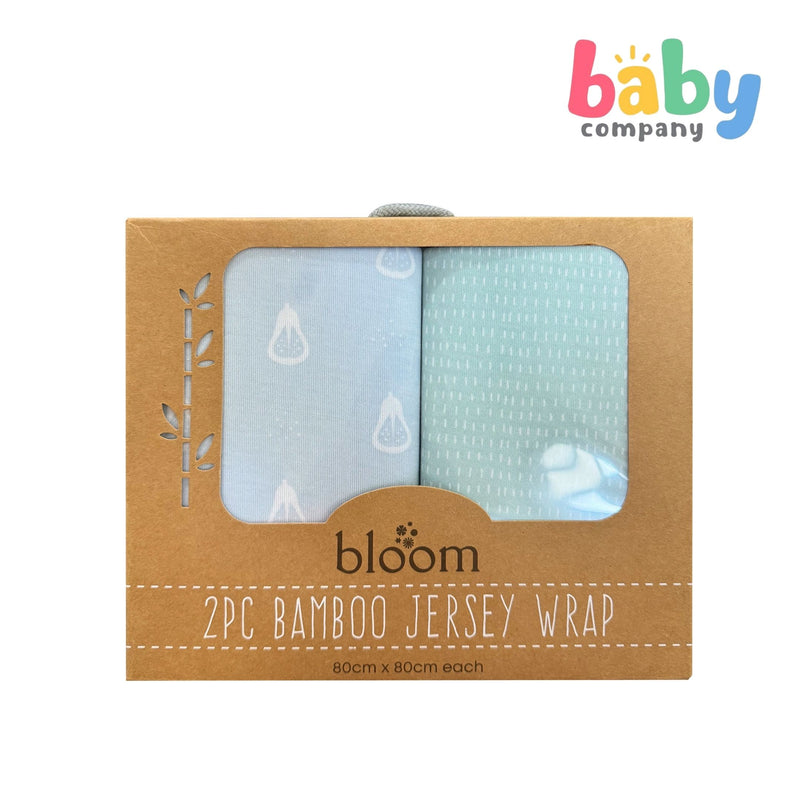 Bloom Baby Bamboo Jersey Wrap 2pc Set - Boy