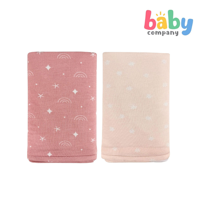 Bloom Baby Bamboo Jersey Wrap 2pc Set - Girl