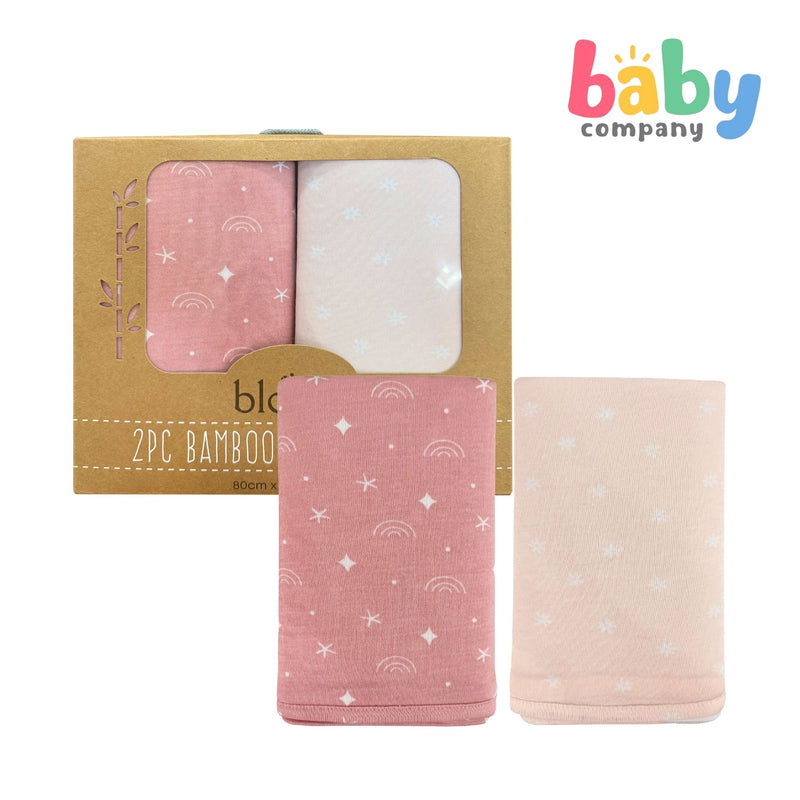 Bloom Baby Bamboo Jersey Wrap 2pc Set - Girl