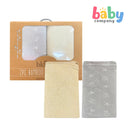 Bloom Baby Bamboo Jersey Wrap 2pc Set - Neutral