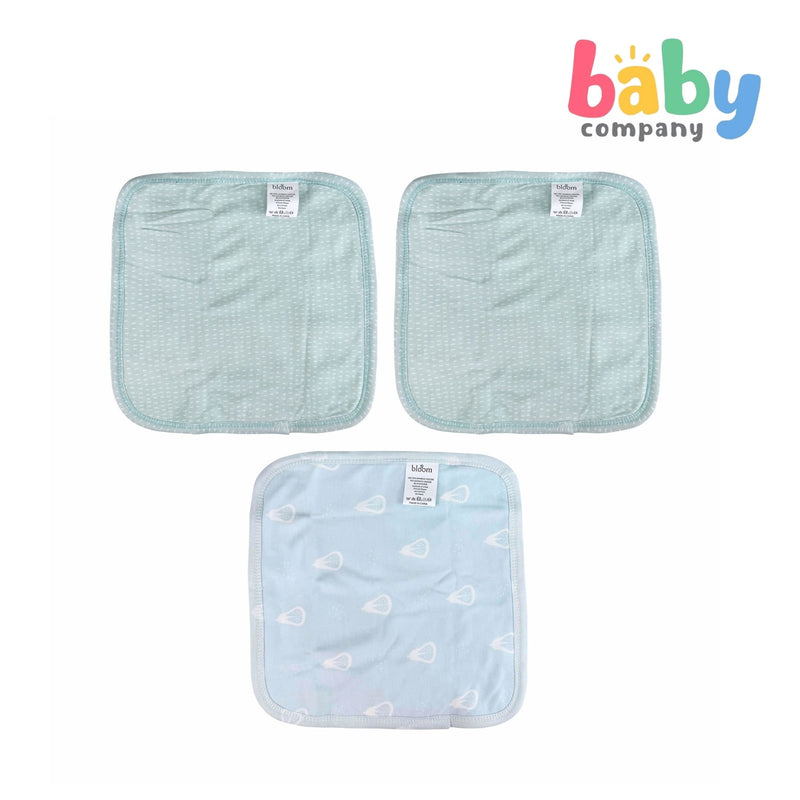 Bloom Baby Bamboo Face Washcloth 3pc - Boy