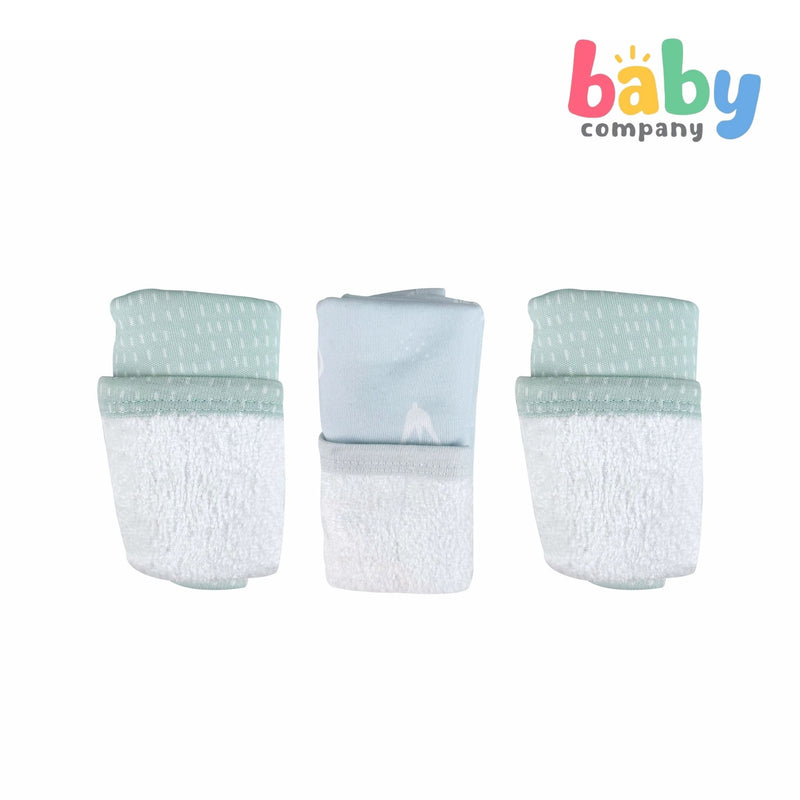 Bloom Baby Bamboo Face Washcloth 3pc - Boy