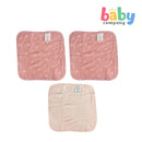 Bloom Baby Bamboo Face Washcloth 3pc - Girl