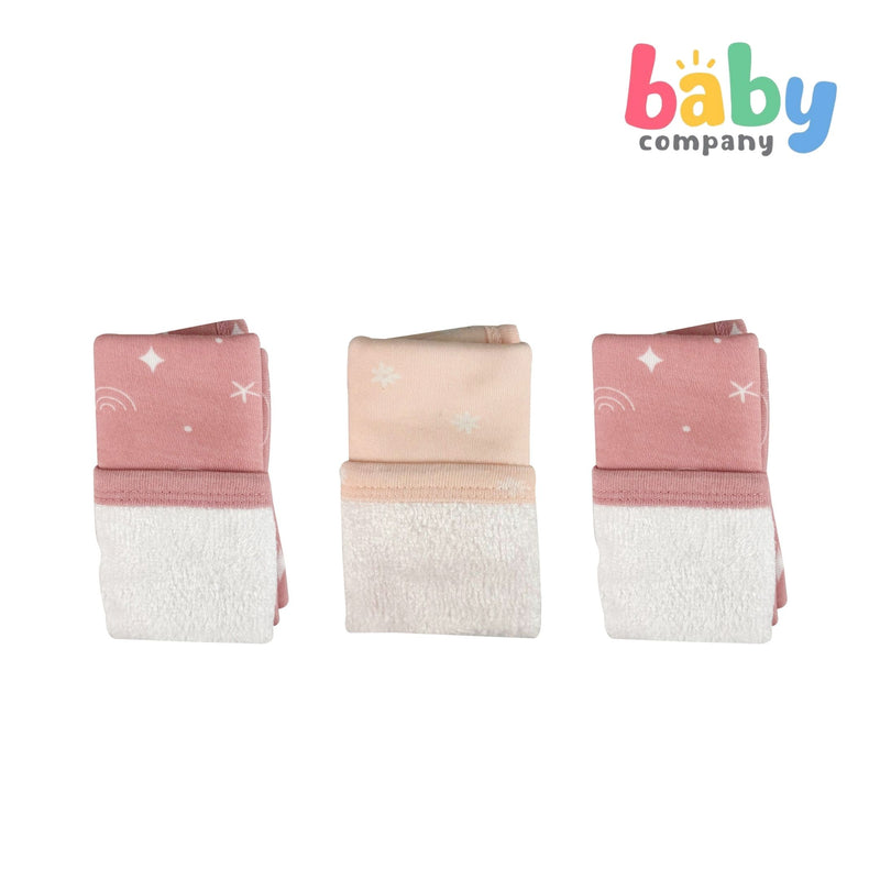 Bloom Baby Bamboo Face Washcloth 3pc - Girl