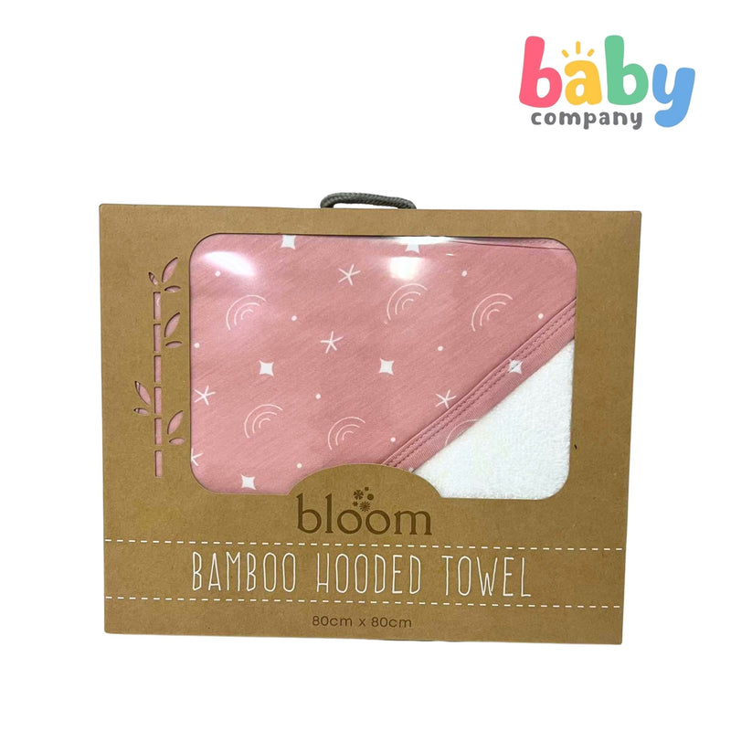 Bloom Baby Bamboo Hooded Towel - Girl