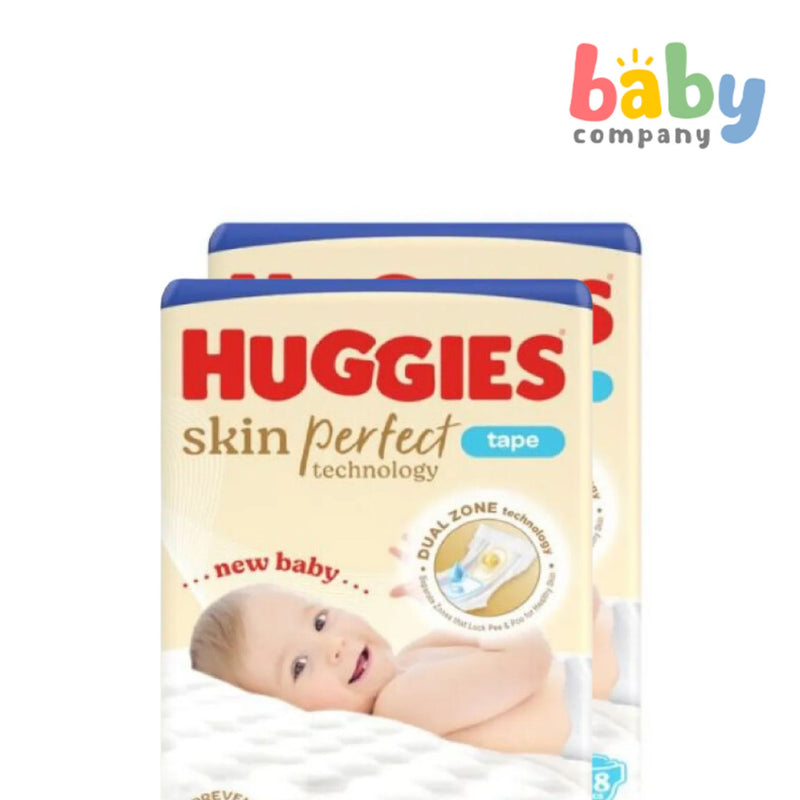 Huggies Skin Perfect Taped Diapers - Small, 38pcs, Pack of 2