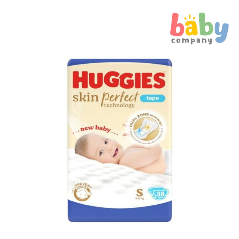 Huggies Skin Perfect Taped Diapers - Small, 38pcs, Pack of 2