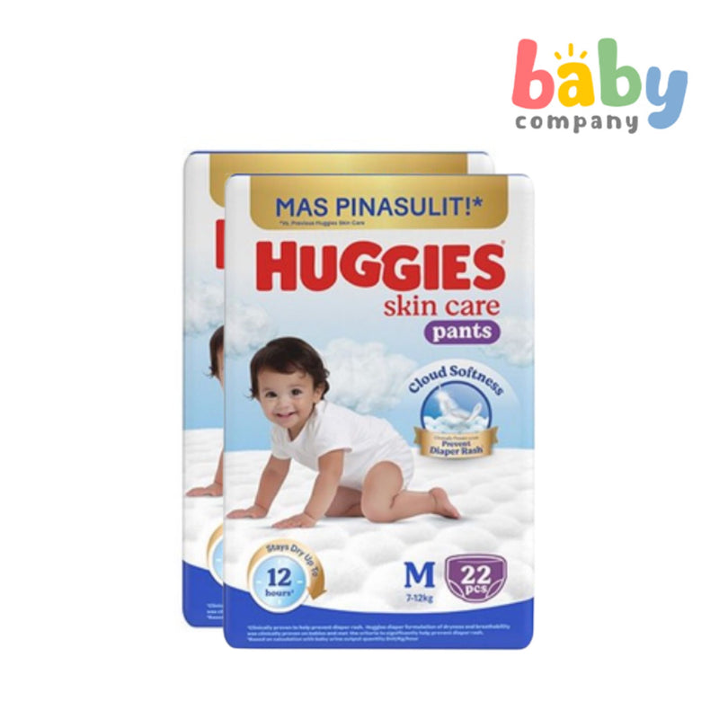 Huggies Dry Pants Skin Care Diaper - Medium, 22s, Pack of 2