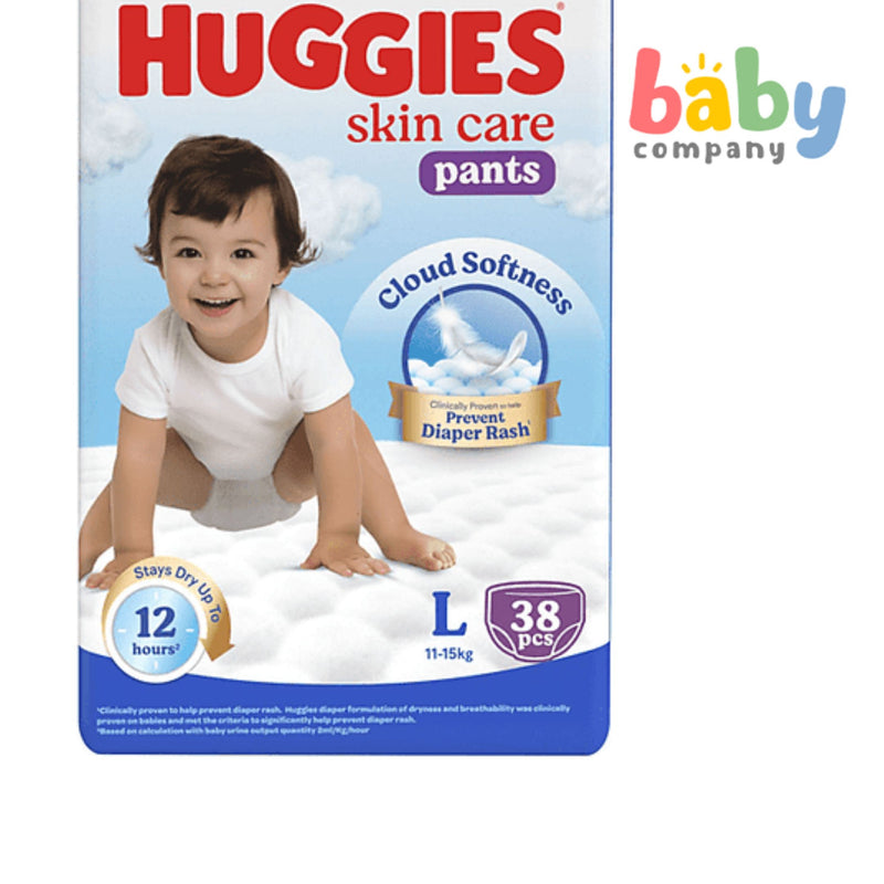 Huggies Dry Pants Skin Care Diaper - Large, 38 pads