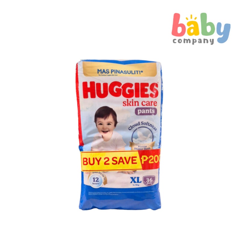 Huggies Dry Pants Skin Care Diaper - XL, 36s, Pack of 2