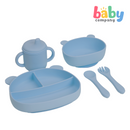 Little Sprout Blossom Feeding Set - Blue