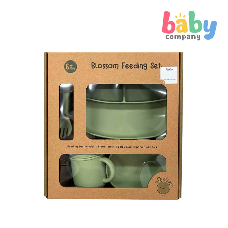 Little Sprout Blossom Feeding Set - Green