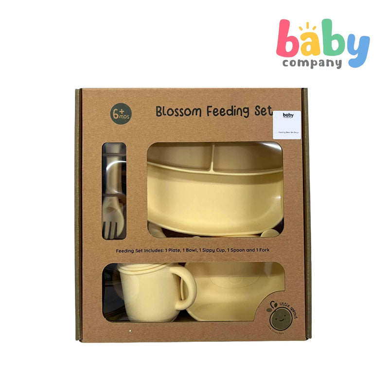 Little Sprout Blossom Feeding Set - Yellow