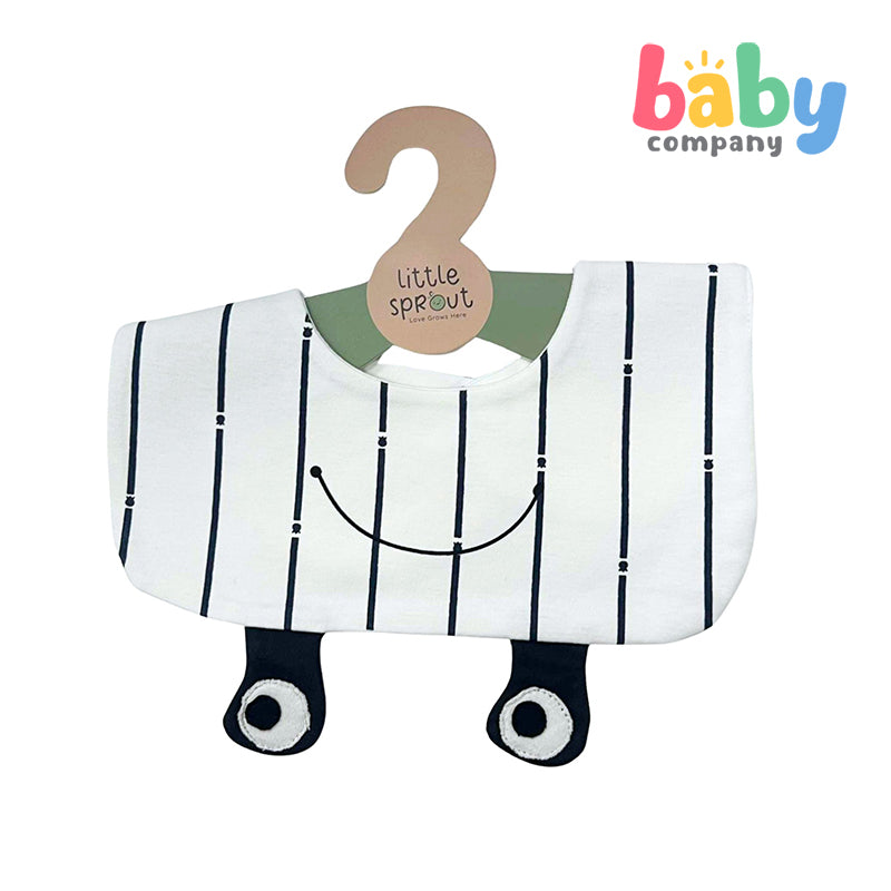 Little Sprout Square Bib - Cartoon Little Ants