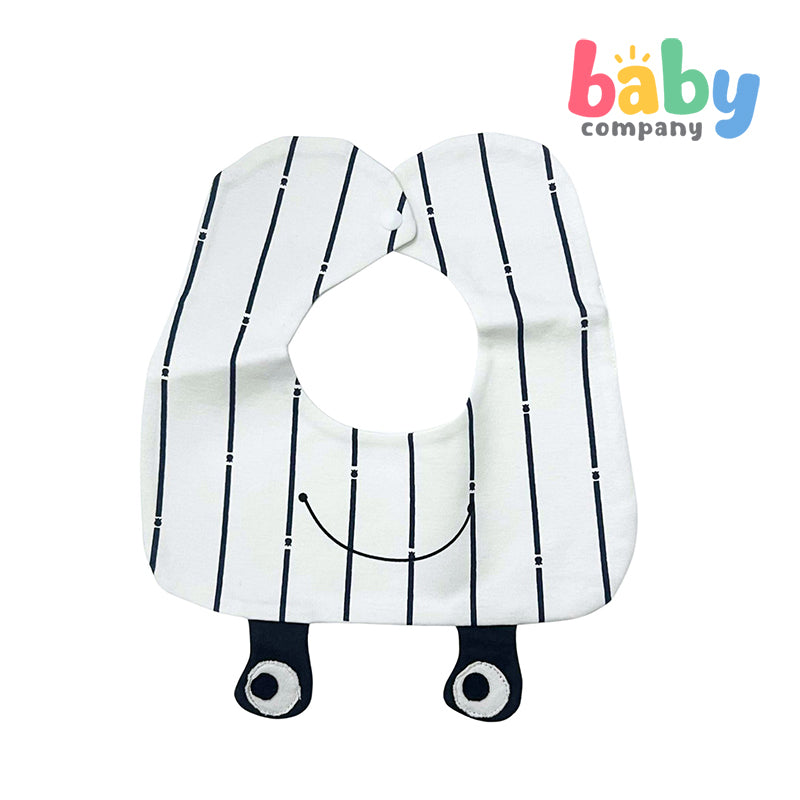 Little Sprout Square Bib - Cartoon Little Ants