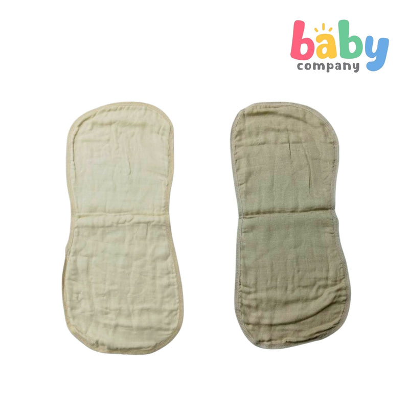 Little Sprout 2pcs Burp Buddies Bamboo - Cream