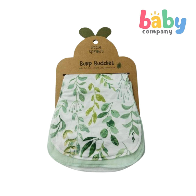 Little Sprout 2pcs Burp Buddies - Green