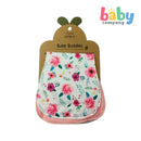 Little Sprout 2pcs Burp Buddies - Floral Pink