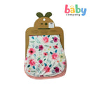 Little Sprout 2pcs Burp Buddies - Floral Pink