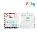 Babyfits 9 Piece Baby Bath Towel Set - Apple