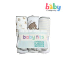 Babyfits 9 Piece Baby Bath Towel Set - Bear