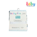 Babyfits 9 Piece Baby Bath Towel Set - Dino Blue