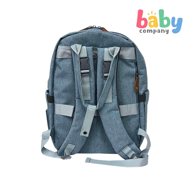 Baby Company Travel Backpack with Diaper Changing Pad - Blue