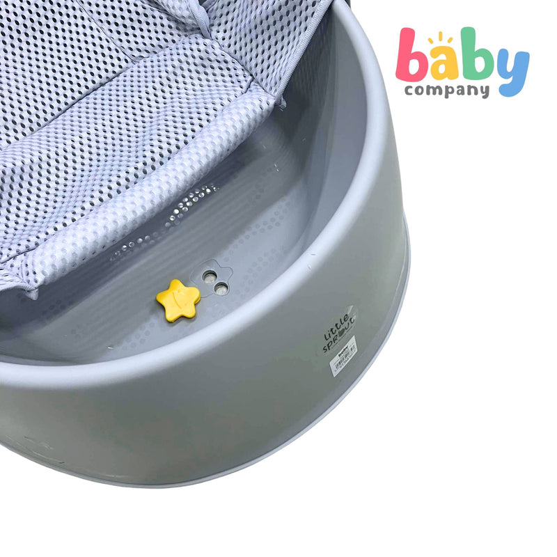 Little Sprout Baby Bathtub - Whale, Gray