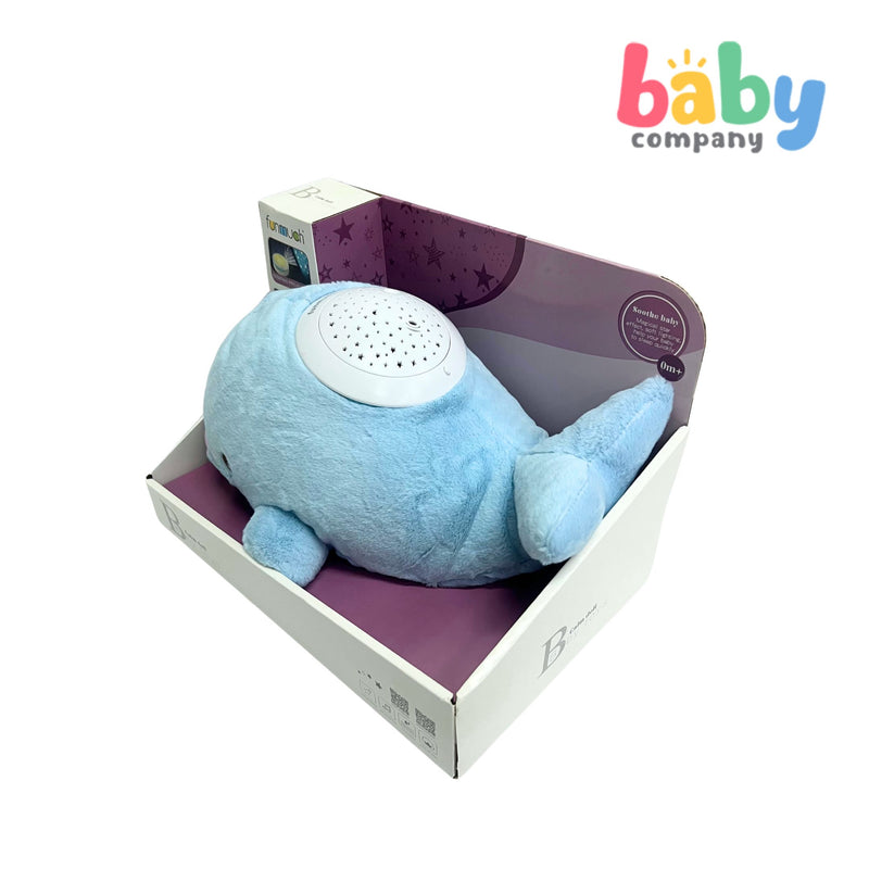 Funmuch 2 in 1 Baby Calming Doll Projector Toy - Whale