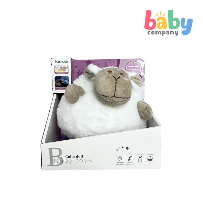 Funmuch 2 in 1 Baby Calming Doll Soothing Cuddle Toy - Sheep