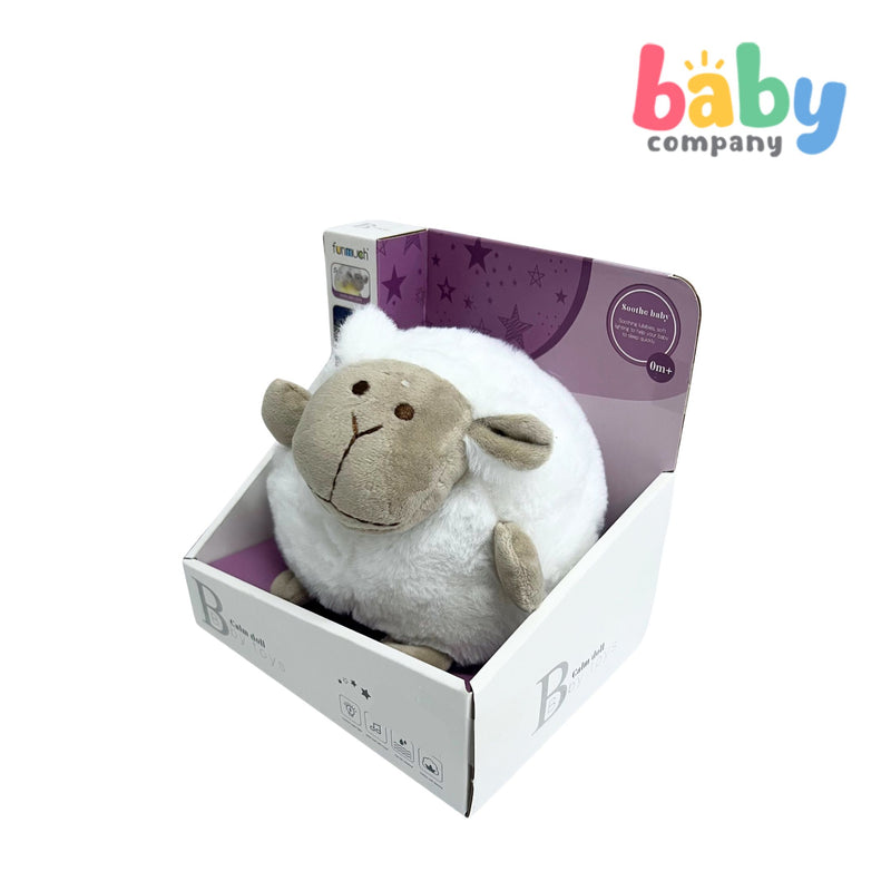 Funmuch 2 in 1 Baby Calming Doll Soothing Cuddle Toy - Sheep