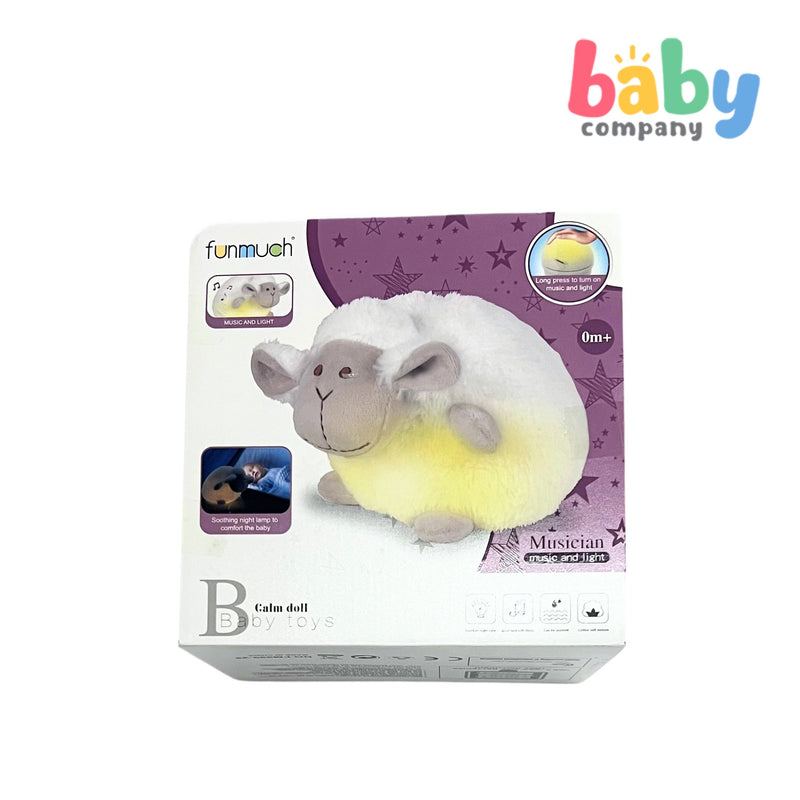 Funmuch 2 in 1 Baby Calming Doll Soothing Cuddle Toy - Sheep