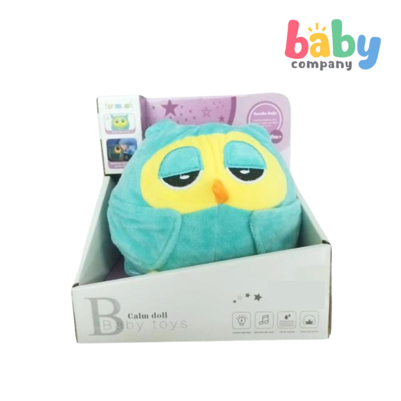 Funmuch 2 in 1 Baby Calming Doll Soothing Cuddle Toy - Owl