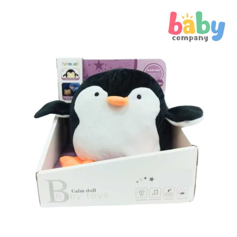 Funmuch 2 in 1 Baby Calming Doll Soothing Cuddle Toy - Penguin