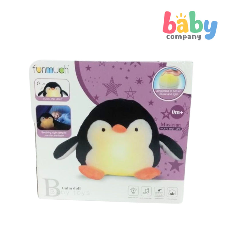 Funmuch 2 in 1 Baby Calming Doll Soothing Cuddle Toy - Penguin