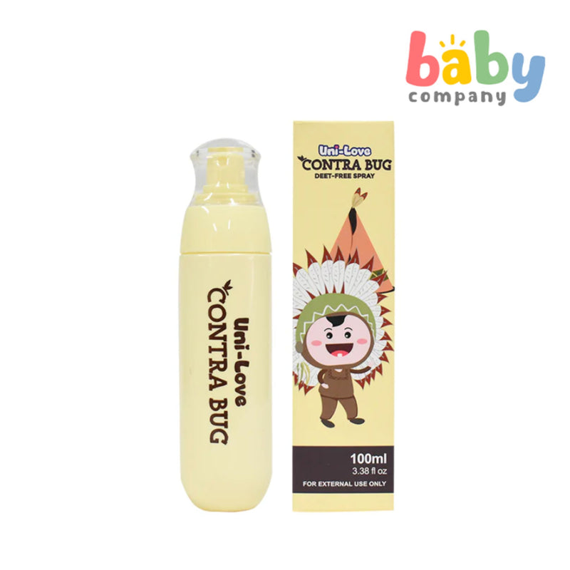 Uni-Love Contra Bug Deet-Free Spray for Babies - 100ml