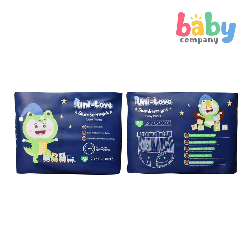 Uni-Love Slumbernight Baby Diaper Pants, XL ,30 Pads