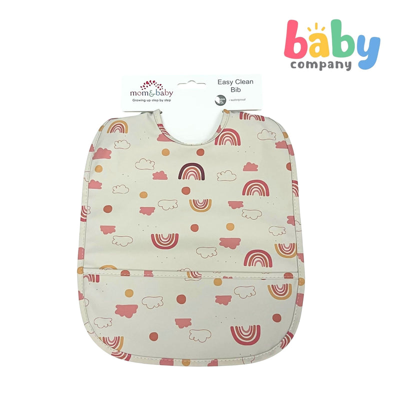 Mom & Baby Easy Clean Bib - Rainbow