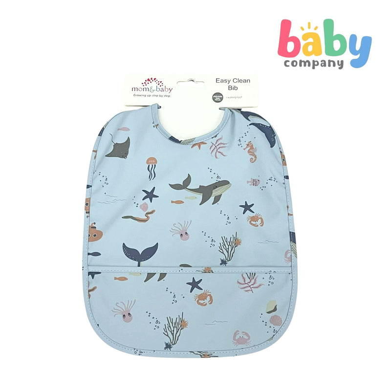 Mom & Baby Easy Clean Bib - Sea Creatures