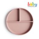 Mushie Silicone Suction Plate - Blush