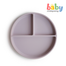 Mushie Silicone Suction Plate - Soft Lilac