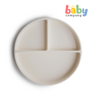 Mushie Silicone Suction Plate - Ivory