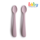 Mushie 2-Pack Silicone Feeding Spoons - Soft Lilac